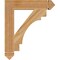 Ekena Millwork Merced Arts & Crafts Rough Sawn Bracket, Western Red Cedar, 4"W x 22"D x 26"H BKT04X22X26MRC03RWR - alternate 3